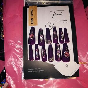 Purple Nail Art Set